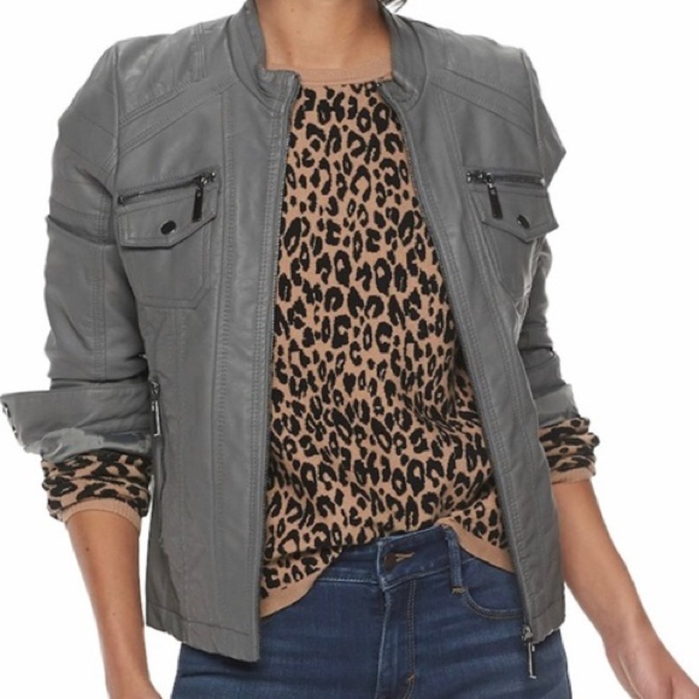 Leather Moto Jacket